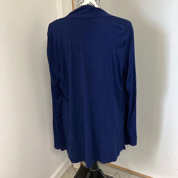 Rags and Couture, Size L, 97% rayon, 3% spandex, navy. - Picture 2 of 4